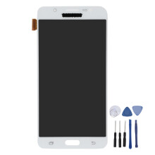 Athsholáthar Scáileáin le haghaidh Samsung Galaxy J7LCD Taispeántas Digititheoir Tadhaill Gloine Páirteanna Deisiúcháin Taispeána Rialú