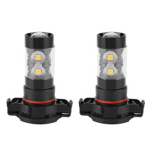 Koelwitte LED-mistlampen, plug-and-play, xenonwit, doordringend licht, hoog vermogen, SMD, waterdicht, eenvoudige installatie, niet-polariteit.