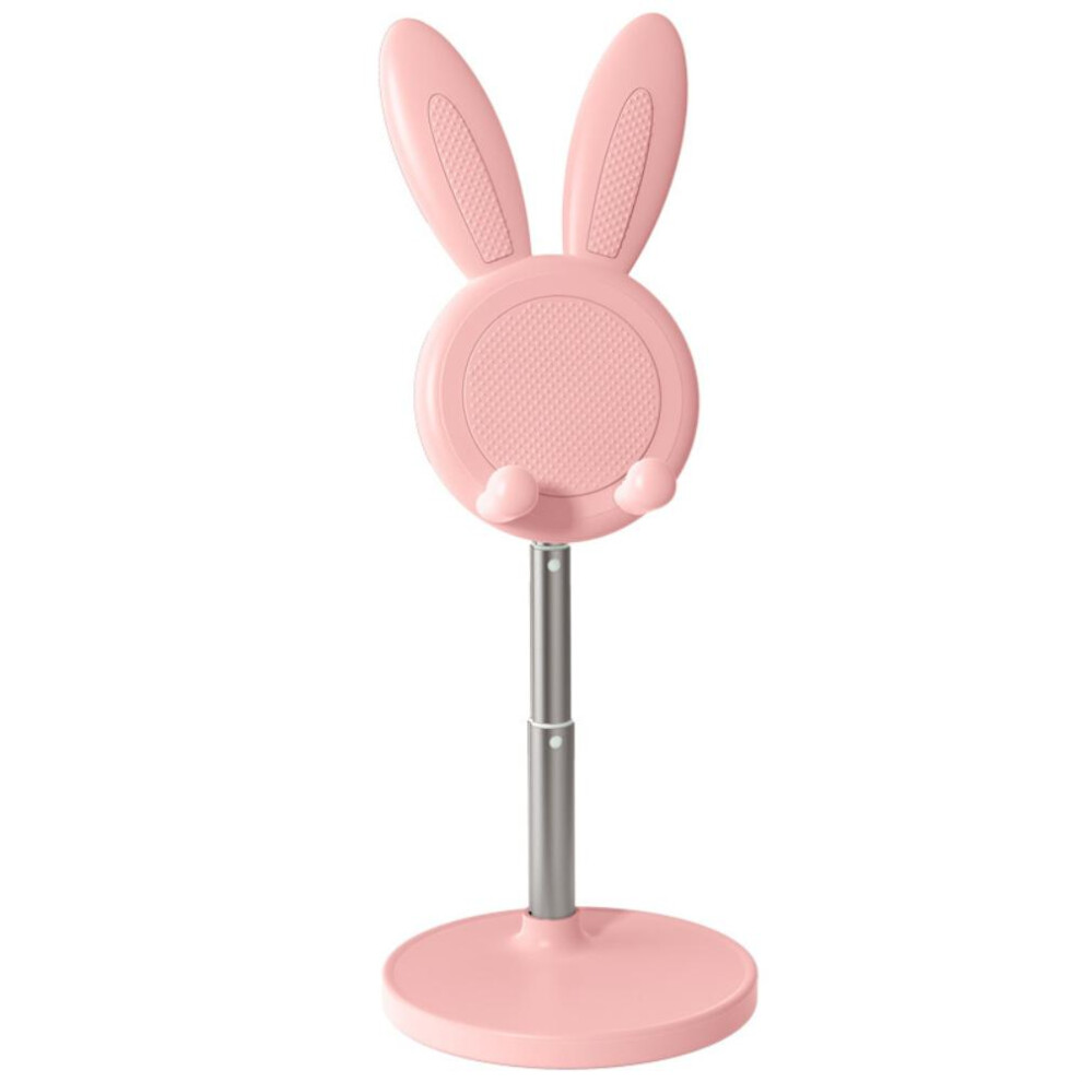 Cell Phone Stand For Desk, Adjustable Height And Angle Bunny Phone Holder With Cute Design Ergonomic Construction Magnetic Compatible For All Mobile P 9486358074732