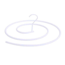 Étendoir à linge spiralé en acier inoxydable, support de lavage peu encombrant, cintre pliable pour couettes, draps et couvertures, usage
