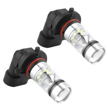 Dagrijverlichting met plug-and-play-ontwerp, krachtige LED-lampen (4 stuks 9005H10-fitting), 6500K koplamp met een helderheid van 1800 lumen,