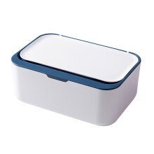 Opbergdoos voor servetten en vochtige doekjes met Seal Design navuldispenser in retrostijl voor veilige en gemakkelijke toegang in elke kamer