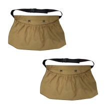 2 Pack Harvest Apron for Gardeners, Women, Men, with 2 Pockets