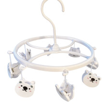 Cintres à pinces pliables antidérapantes pour maintenir en toute sécurité divers petits vêtements, cintres multifonctionnels robustes et