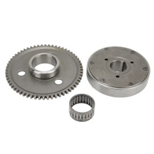 Frizione di avviamento per motori 4GY6 in lega d'acciaio, prestazioni migliori con elevata resistenza, lunga durata, ricambio diretto originale.