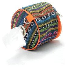 Camping Toilet Paper Bag Toilet Paper Holder Storage Tissue Box Ethnic Style Outdoor Foldable Suitable for Camping, Travel, Trips