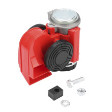 Clacson elettrico impermeabile per veicoli a 12V, clacson a chiocciola in materiali resistenti con sistema di facile installazione e uscita