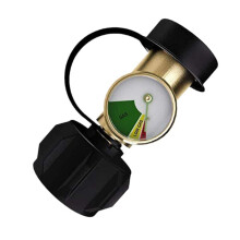 Messing propane connection with measuring device for barbecue easy tallation gas grill adapter outdoor BBQ supplies Ref: 4975