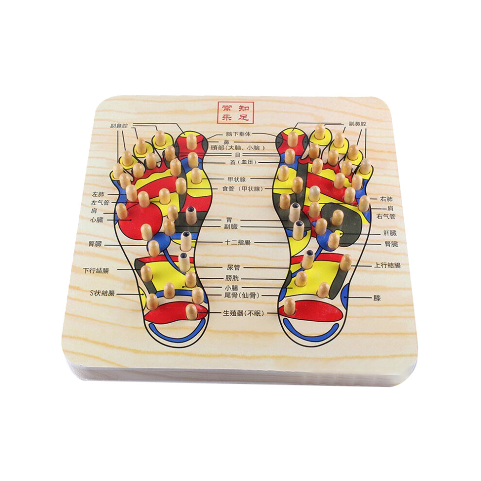 Acupressure Reflexology Roller, Manual Massage Sticks Chemical-Free Safe For Human Use Promotes Blood Circulation For Office Workers (Foot Pain Relief