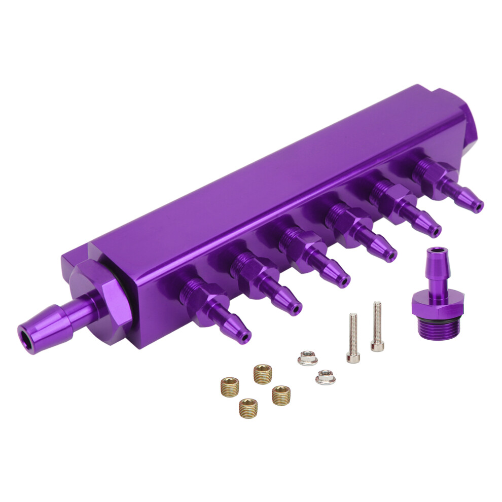Fuel Wastegate Turbo Boost Turbocharging Equipment Vacuum Block Intake Manifold Universal Boost Vacuum Manifold Lightweight Aluminum Alloy High 9139052914490