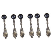 Pack of 6 Accessories for Carved Sealing Wax Handle Spoon for Melting Wax Seal