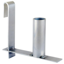 Antiview net installation hook  Rustresistant fence privacy strip aid