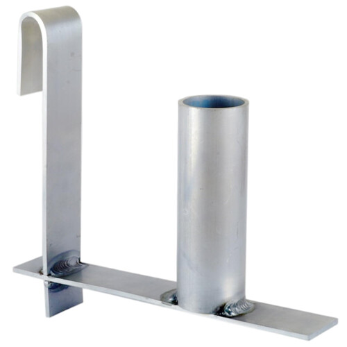 Antiview net installation hook  Rustresistant fence privacy strip aid