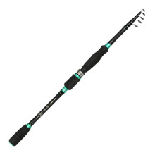 Carbon Telescopic Fishing Rod 1.8m M Power Ultralight Straight Handle