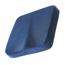 Oreiller de siège en mousse à mémoire de forme de-Bleu marine
