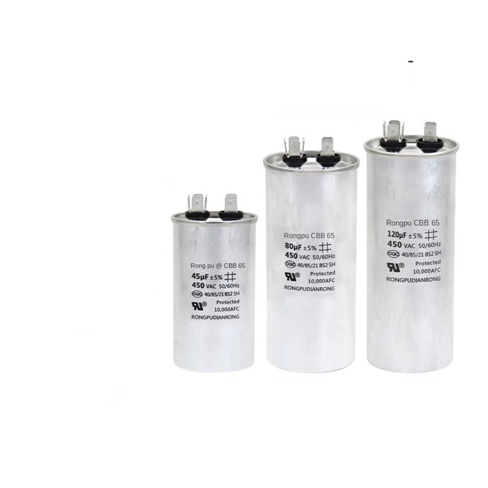 Cbb65 450V Electronic Starter Capacitor Air Conditioner Compressor Start Capacitor 5Uf70f (30Uf Explosionproof) 9365049572460