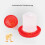 Chick Feeder  Automatic Baby Poultry Dispenser  Plastic Feeding Bowl 5