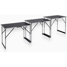 Set aus 3 Tapeziertischen - MEISTER - Multifunktionstische - Aus Aluminium - Höhenverstellbar