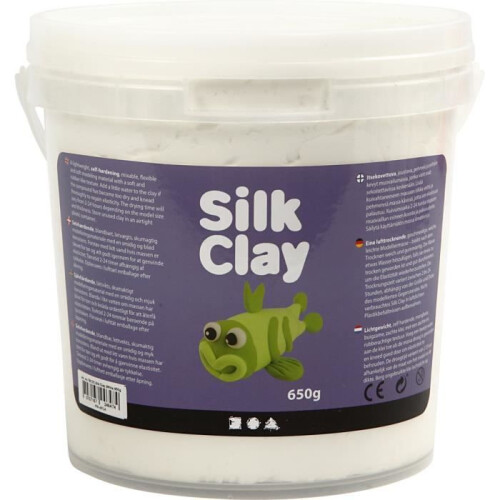 Silk Clay  White  650g
