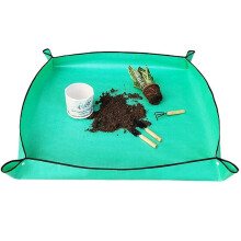 Foldable Garden Plant Mat Green