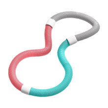 Weighted Fitness Hoop, Foldable Exercise Jump Hoop for