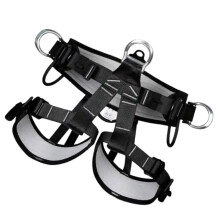 Tree Climbing Harness, Climbing Safety Belt Strong Carrying Straps, Thick Support Straps for Cave Climbing Abseiling Equipment