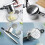 Potato Press Stainless Steel with 3 Interchangeable Press Tabs 5