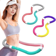 Soft hula hoop, tricolor, portable, multipurpose fitness, foldable waistfriendly design