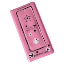 Cartoon Kpop Photocard Binder Covers Small Photo Album-Pink