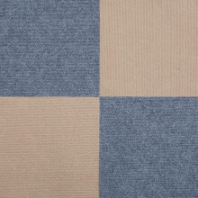 Selfadhesive carpet tiles, 8 pieces, 30.5x30.5cm, nonslip, for home (Beige Light Beige Dark Coffee)