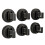 Removable Vacuum Adhesive Hook Traceless Removal Space-Black 6 1