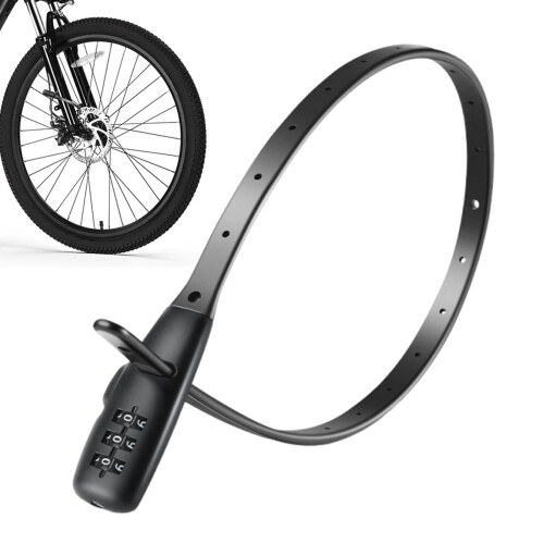 Cable Lock  Combination Cable Tie Lock  AntiTheft Accessories for Strollers, Scooters, Doors, Skateboards, Regular Long Style