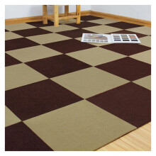 Carpet tiles, nonslip, peel and stick, 30.5x30.5cm, DIY, concrete effect (F, 20PCS)