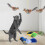 Interactief kattenspeelgoed Grappig plagen Tjilpen Hangend 6