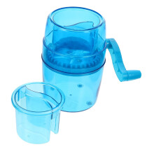 Manual Ice Shaver Compact with Hand Crank for Fresh Crushed Ice Drinks and Desserts at Home and Outdoor, SpaceSaving