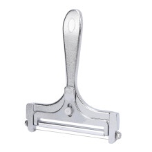 Stainless Steel Cheese Cutter, Stainless Steel Hand Adjustable Butter Cutter, for Block Cheese, Butter (Silver)