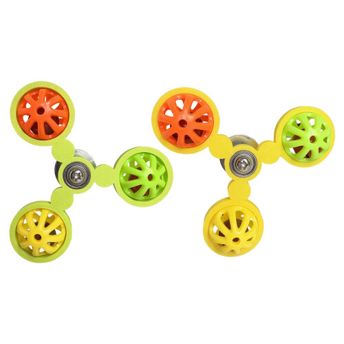Dynamic Windmill Bells Chewing Activity Toy For Small-Green 1