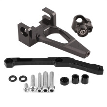 Motorcycle Steering Stabilizer Mount, Stabilizer Kit 4 Yamaha MT Series w/ Optimized Structural Integrity, CNC Machined Billet Aluminum Build 4