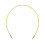 Rustproof Aluminum Cable Interchangeable Knitting-Gold 60CM 1