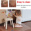 Clear Plastic Vinyl Carpet Protector 1mm Thick, Durable, 100x450cm 3
