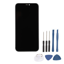 Tacar Athsholáthair Scáileáin LCD iPhone XR Tionól Taispeána Il-theagmhála Scáileáin LCD Préimhe le hUirlisí atá Comhoiriúnach do