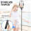 Σταθεροποιητής gimbal smartphone, αναδιπλούμενο stick selfie, αυτόματη περιστροφή 1 άξονα, 14