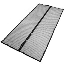 Magnetic Entrance Shield, Full Frame Powerful Magnets For Smooth Automatic Closure On Doors Up To 34"X82", Washable Black Fabric