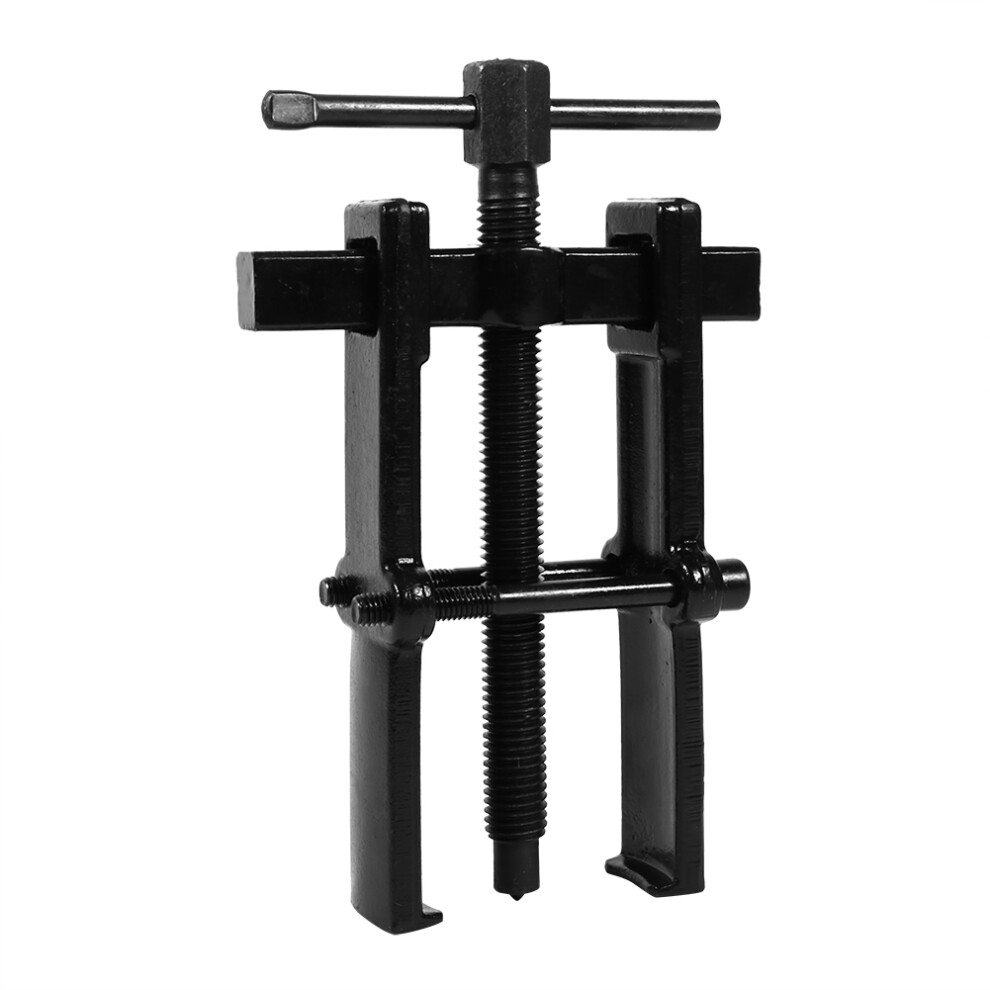 Two Jaw Puller Tool, Durable Construction Adjustable Bearing Pulley Remover Carbon Steel Bilateral Rotation Universal Fitment Gear Remover W/ Non 9139052945555