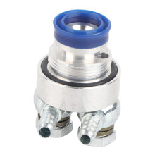 Cooling Pipe 4 Motorcycle Engine Upgrade, Efficient Heat Dissipation Oil Cooler Adapter Fitting w/ 30 X 1.5mm Thread, Long Service Life Brass