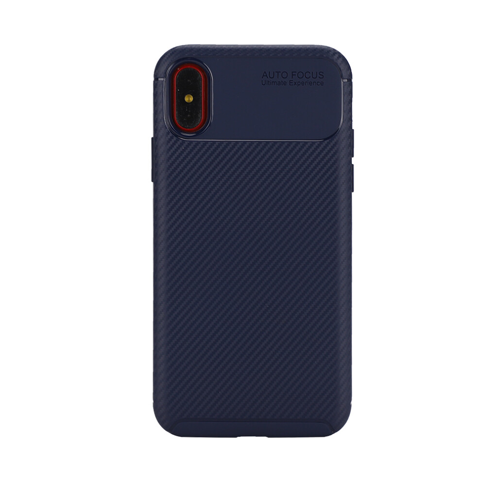 Ultra Thin Carbon Fiber Case For Iphone X, Shockproof Lightweight Matte Finish Phone Cover With Fingerprint Prevention And Impact Absorption 9486358077559