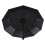 Guarda-chuva de viagem com cabo ergonômico, resistente ao vento, com abertura e fechamento automáticos, leve, forte e compacto, com proteção UV e 3