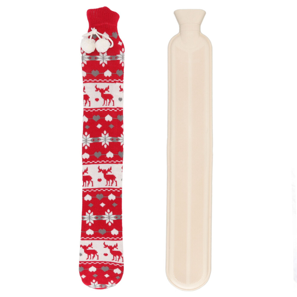 Natural Rubber Heat Retention, Pain Relief Hot Water Bottle For Soothing Warmth And Healing, Your Everyday Hero