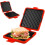 Microwave Toastie Sandwich Maker NonStick Plate Heatwave Technology 1