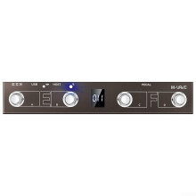 Wireless MIDI Controller for Chocolate Plus, 4Button MIDI Footswitch Controller, Portable MIDI Foot Control Pedal, Rechargeable (Brown)